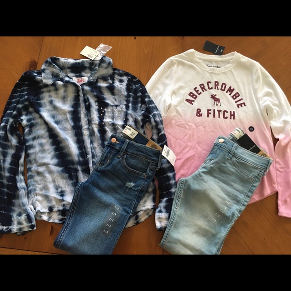 Size 78 Abercrombie Jeans Top And 